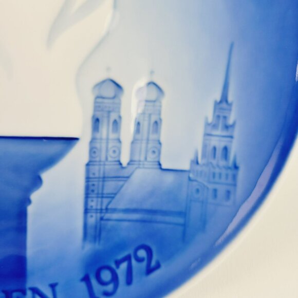 Bing & Grondahl Olympic München 1972 Commemorative Plate First Issue Denmark - Picture 4 of 10